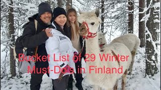 Bucket List of 29 Winter Must-Dos in Finland